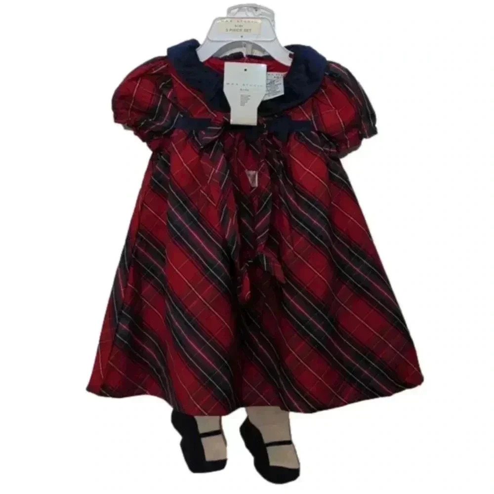 MAX studio 3 piece set, dress, headband and tights